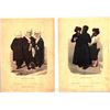 Image 2 : Collection of 3 antique color etchings of Jewish figures