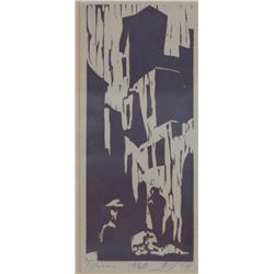 Jacob Pins (1917-2006), houses in Safed