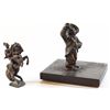 Image 2 : Lot of 2 small metal sculptures