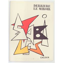 Alexander Calder (1898-1976), Derriere Le Miroir journal