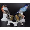 Image 2 : Collection of 2 old German porcelain bird figurines