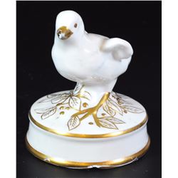 German Art Deco porcelain chick statuette by Hutschenreuther, designed by Prof. Fritz Klee