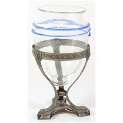 Antique Empire silver centerpiece