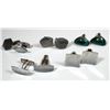 Image 1 : Collection of 5 pairs of old silver cufflinks