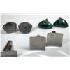 Image 3 : Collection of 5 pairs of old silver cufflinks