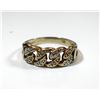 Image 1 : K8 gold ring with diamant settings