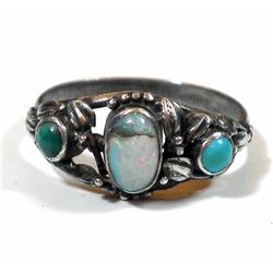 Antique Hungarian silver ring