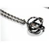 Image 2 : Silver necklace and pendant, eternal bond amulet