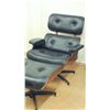 Image 1 : Eames-style armchair and footstool