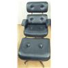 Image 2 : Eames-style armchair and footstool