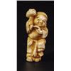 Image 1 : Old ivory statuette, Chinese man with hammer