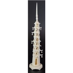 Carved ivory tower