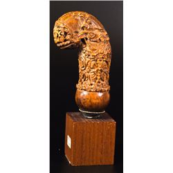 Antique carved ivory handle