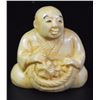 Image 1 : Old ivory netsuke buddha