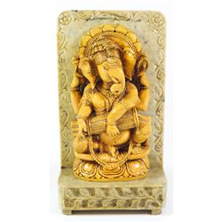 Sculpture of the Indian god Ganesha sitting