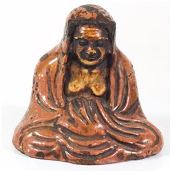 Furtility goddess, antique Chinese terracotta earth ware figurine