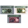 Image 1 : Collection of 3 Israel Bank notes, grading 64