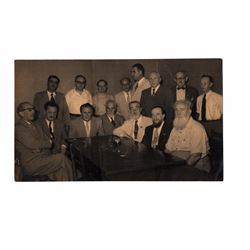 Original photo of the 23rd Zionist Congress presidential board