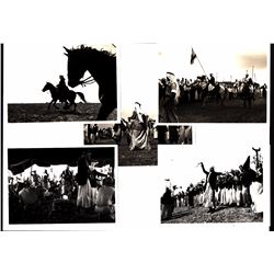 Collection of 5 photos from the festivities of the Bedoins on the first year of Israeli independence