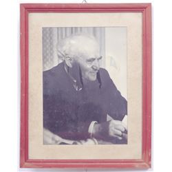 Large old photos of David Ben Gurion