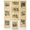 Image 1 : Collection of 10 "Davar Hashavua" newspapers with advertisements of the tobacco company "Dubek"