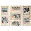 Image 2 : Collection of 10 "Davar Hashavua" newspapers with advertisements of the tobacco company "Dubek"