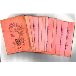 Set of 14 children's booklets, Izrael Press, Mandatory Palestine