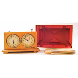 Vintage professional clock for chess by Jerger