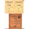 Image 2 : Collection of 10 different certificates of a Jewish youth in Eretz Israel, 1940s: Maccabi, Haskalah 