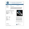 Image 3 : 2.04 CTW Certified Intense Blue SI Diamond Solitaire Engagement Ring 10K White Gold - REF-344K5W - 3