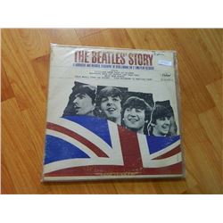 VINYL RECORD - BEATLES - THE BEATLES STORY - 2 LP'S - STBO-2222 - CAPITOL RECORDS - CANADA