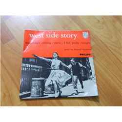 VINYL RECORD - 45 - WEST SIDE STORY - SOMETHING'S COMING / MARIA / I FEEL PRETTY / TONIGHT - 429 691