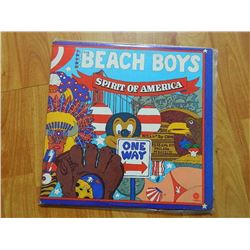 VINYL RECORD - THE BEACH BOYS - SPIRIT OF AMERICA - SVBB 11384- condition - fair