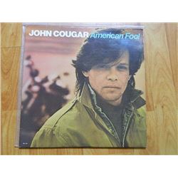 VINYL RECORD - JOHN COUGAR MELLENCAMP - AMERICAN FORD - RVL 7501- condition - fair