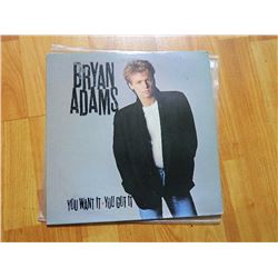 VINYL RECORD - BRYAN ADAMS - YOU WANT IT YOU GOT IT - SP 4864 - condition - crap