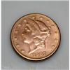 Image 1 : An American gold Longacre $20 coin, S mint, 1907, circa 34gm  £300-400...