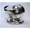Image 1 : A Victorian electroplate britannia metal spoon warmer by the Atkin Bros, in the form of a plain naut