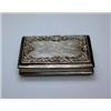 Image 1 : A William IV silver pocket snuff box by Edwin Jones, Birmingham 1836, of compressed rectangular for.