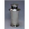 Image 1 : A modern silver sugar caster by R E Stone, London 1937, of tapering oval form between moulded foot..