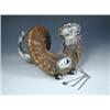 Image 1 : A fine 19th century Scottish ram's horn snuff mull, silver mounted (unmarked) with a cairngorm moun.