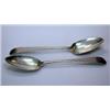 Image 1 : A pair of George III silver Scottish provincial Old English pattern tablespoons by Charles Jamieson.