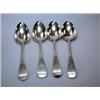 Image 1 : Four George III Scottish silver Old English pattern table spoons a pair by Robert Gray (Glasgow), E.