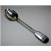 Image 1 : A Victorian silver fiddle pattern basting spoon by Samuel Smily, London 1871, crested, 31cm, 5oz £8.