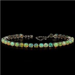 NATURAL AAA RAINBOW WHITE OPAL Bracelet