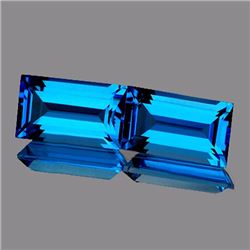 Natural  AAA Swiss Blue Topaz 15x7 MM - FL