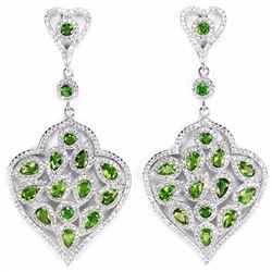 NATURAL AAA GREEN CHROME DIOPSIDE Earrings