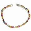 Image 3 : Natural Fancy Sapphire & Ruby Bracelet