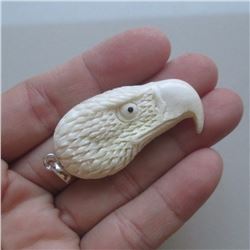 Hand Carved Eagle Pendant