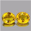 Natural AAA Golden Yellow Citrine Pair 26.17 Ct - FL
