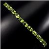 Natural Rich Green Peridot 60 Carats Bracelet